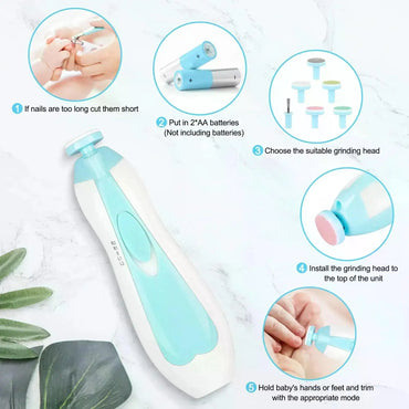 TinyTrim Electric Baby Nail Trimmer