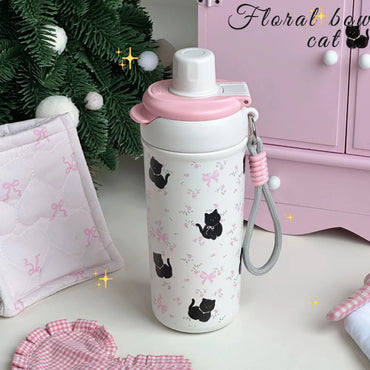 Floral Bow - Thermal Bottle