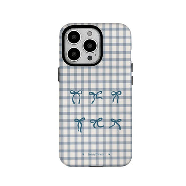 Blue Bow - iPhone case
