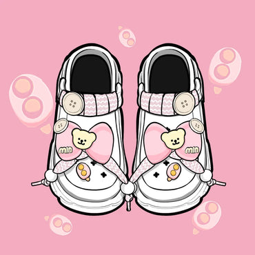 Marshmallow Bows – Platform Clogs