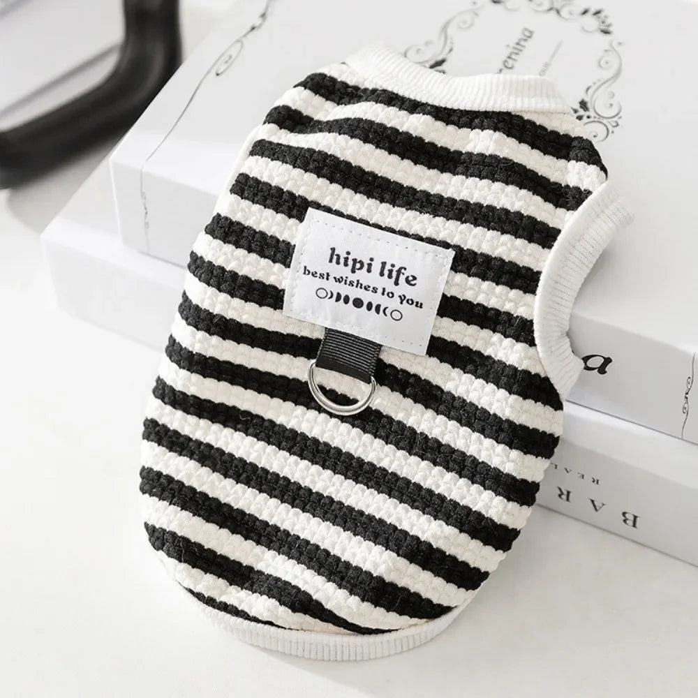 Knitted Stripe Sling Tank