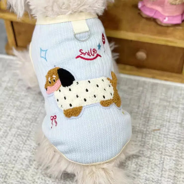 Bloom Stitch - Pet Embroidered Vest