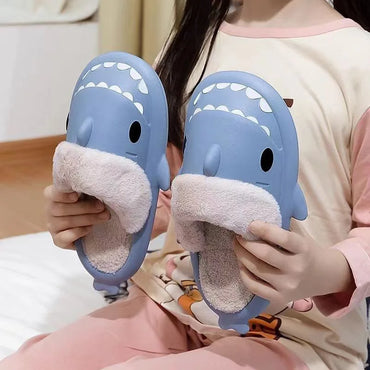 Sharky Plush Munchers – Kawaii Slippers