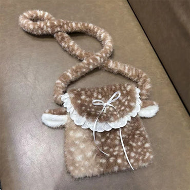Fawn Plush Bag