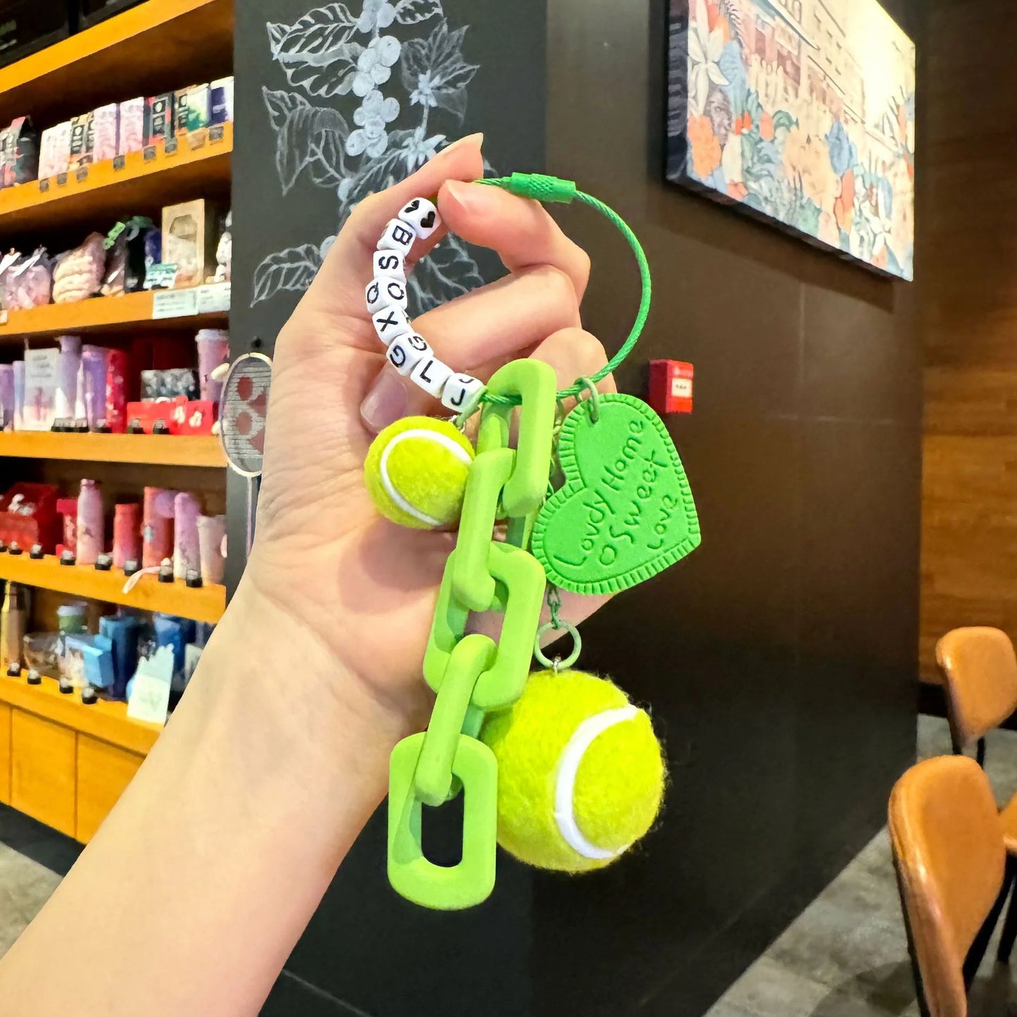 SportSweet Macaron Sports Keychain