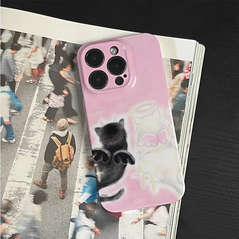 Angel Kitty - iPhone phone case