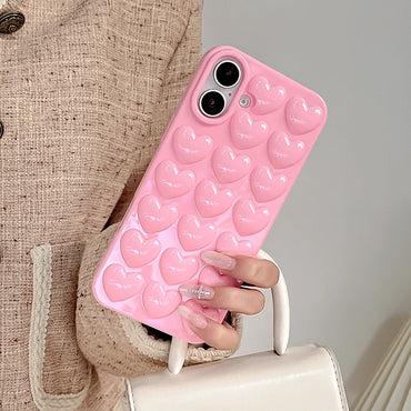 BubbleHeart Bliss - iPhone Case