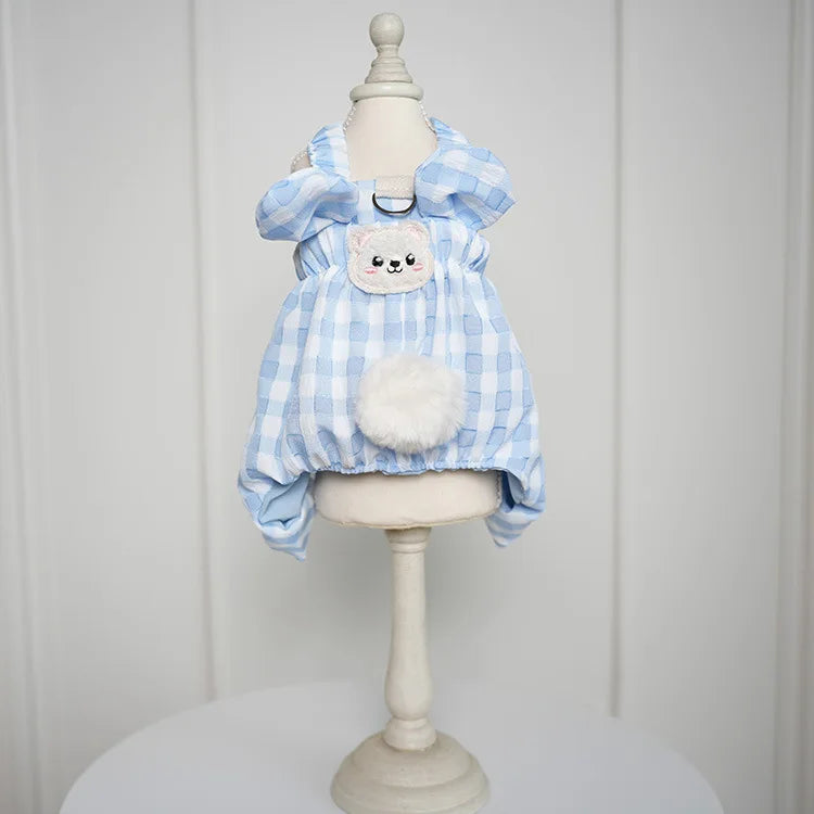 Picnic Check - Pet Four-Leg Overalls