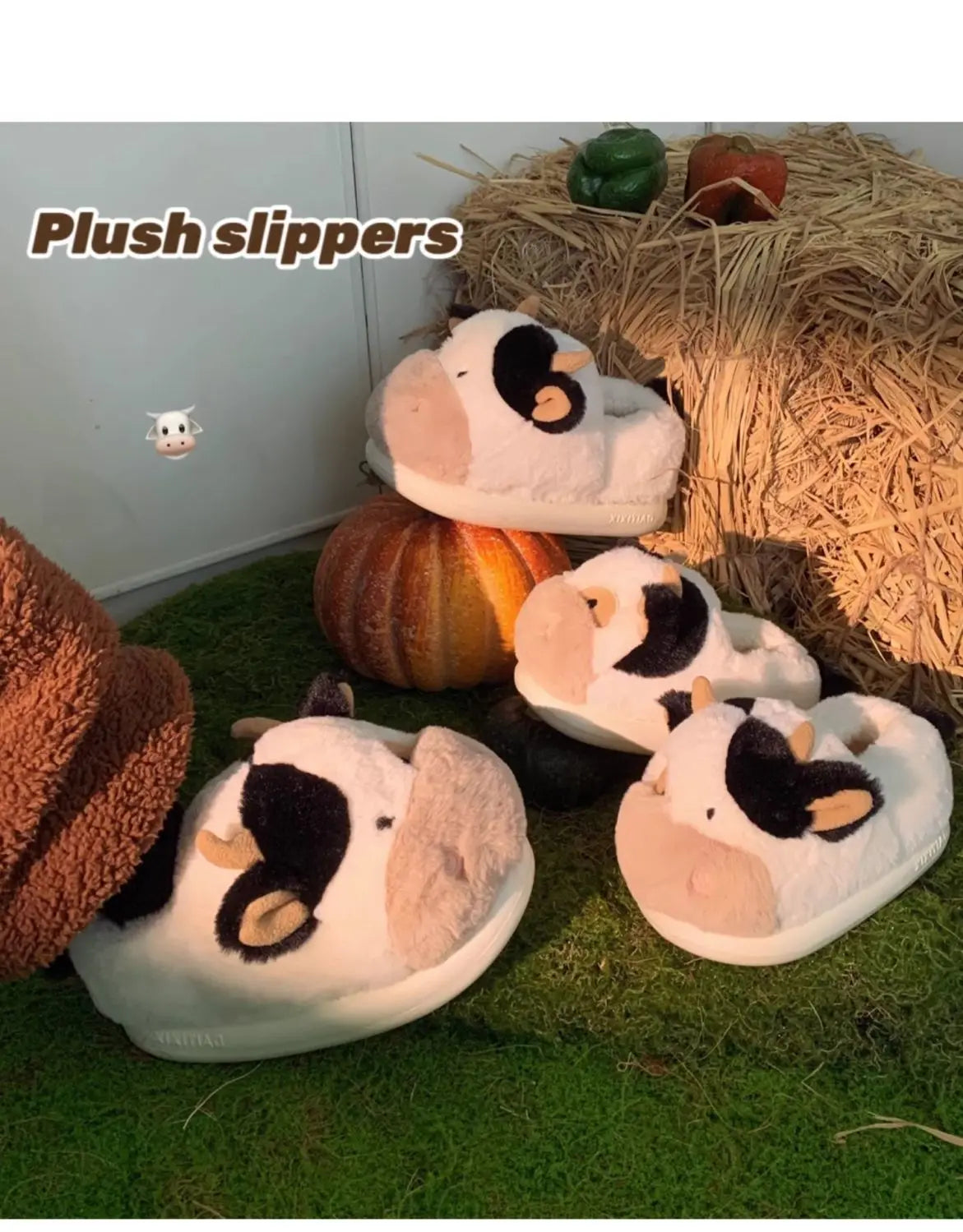 Cozy Moos - Fur Slippers