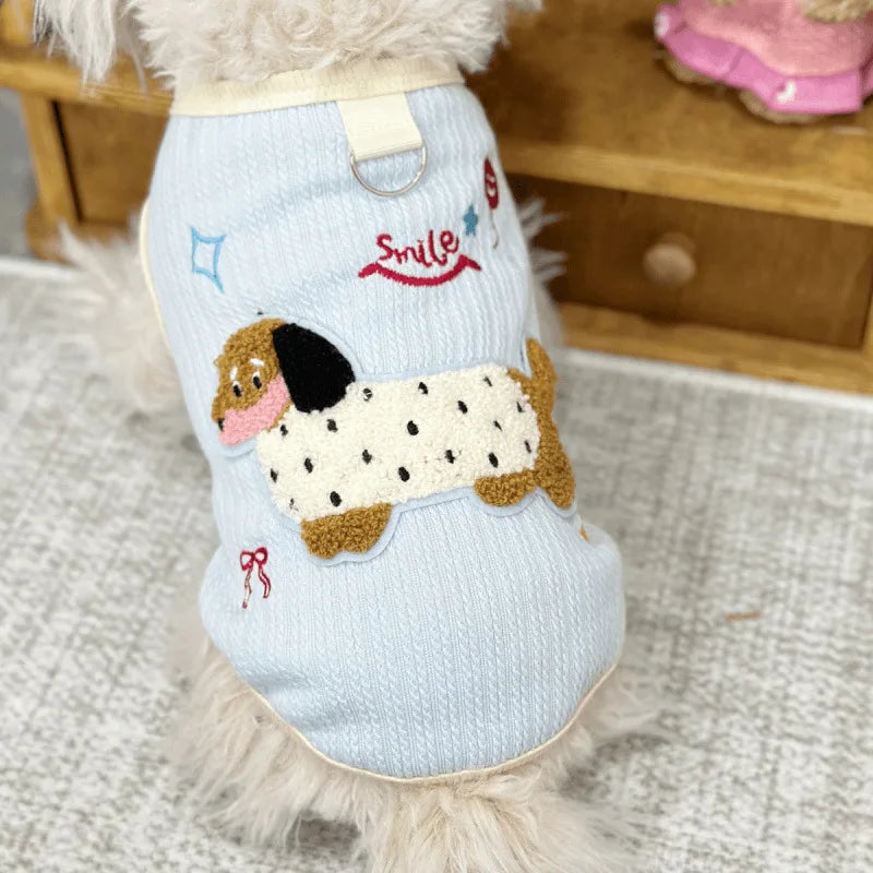 Bloom Stitch - Pet Embroidered Vest
