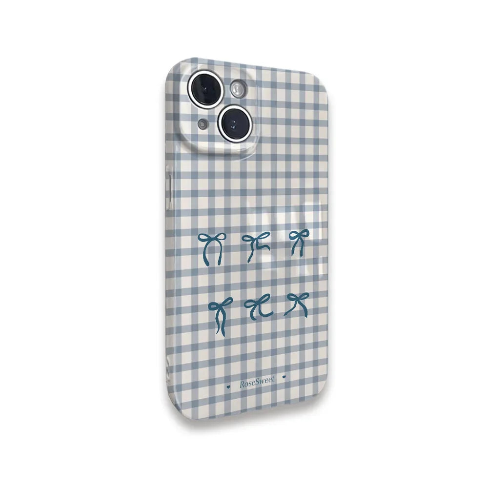 Blue Bow - iPhone case
