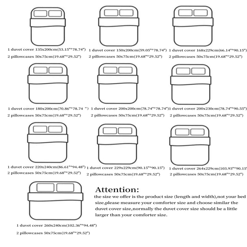 Ribbon Whispers – 3Piece Duvet Cover Set