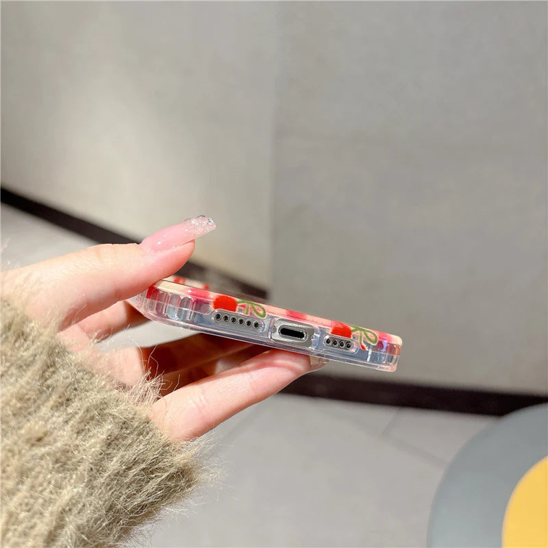 Cherry Picnic iPhone Case