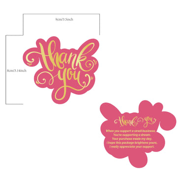 BlushGrace Thank You Cards 100-Pack