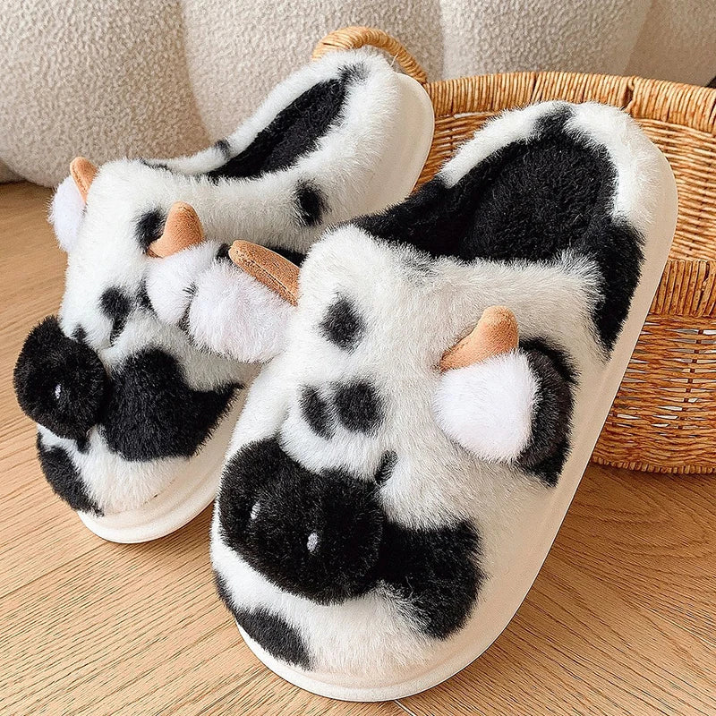 MooMates – Plush Cow Slippers