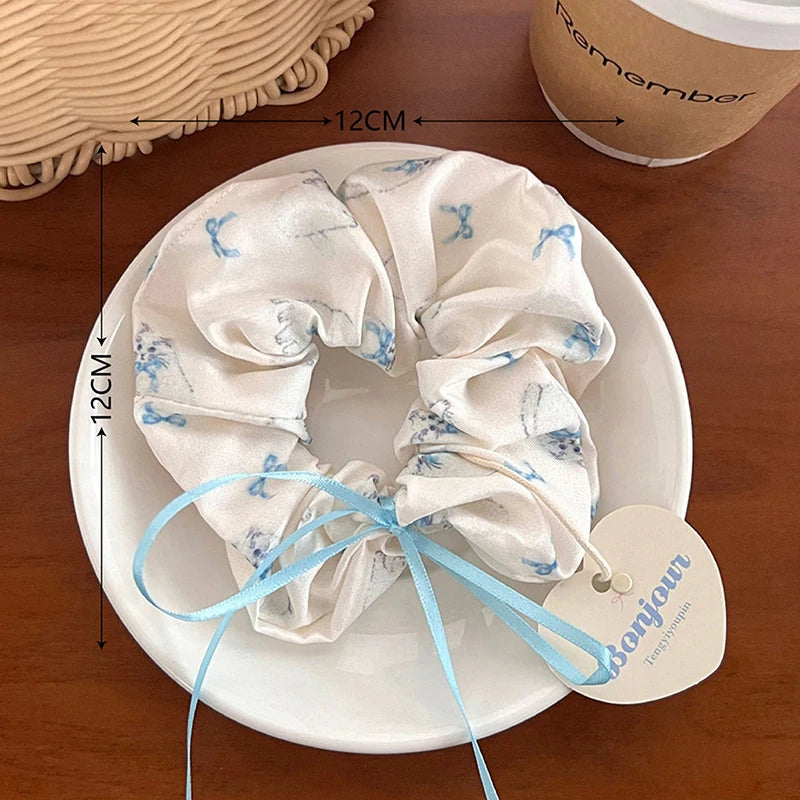 Bonjour Charm – Ruffle Scrunchie