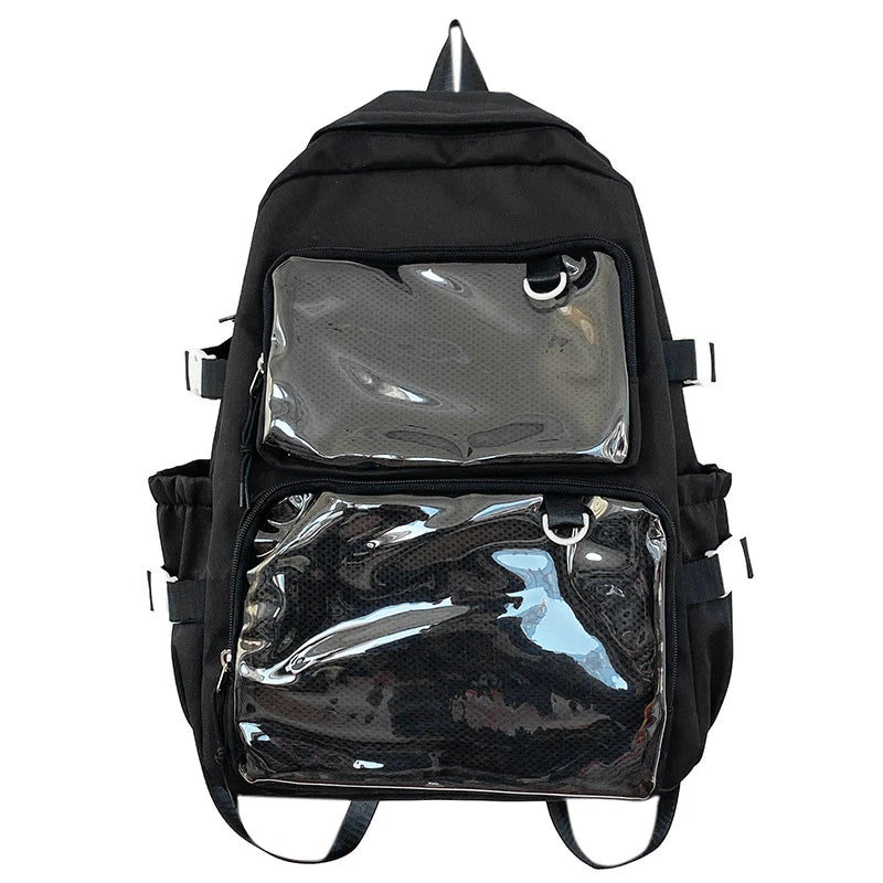 ClearBloom – Kawaii Transparent Backpack