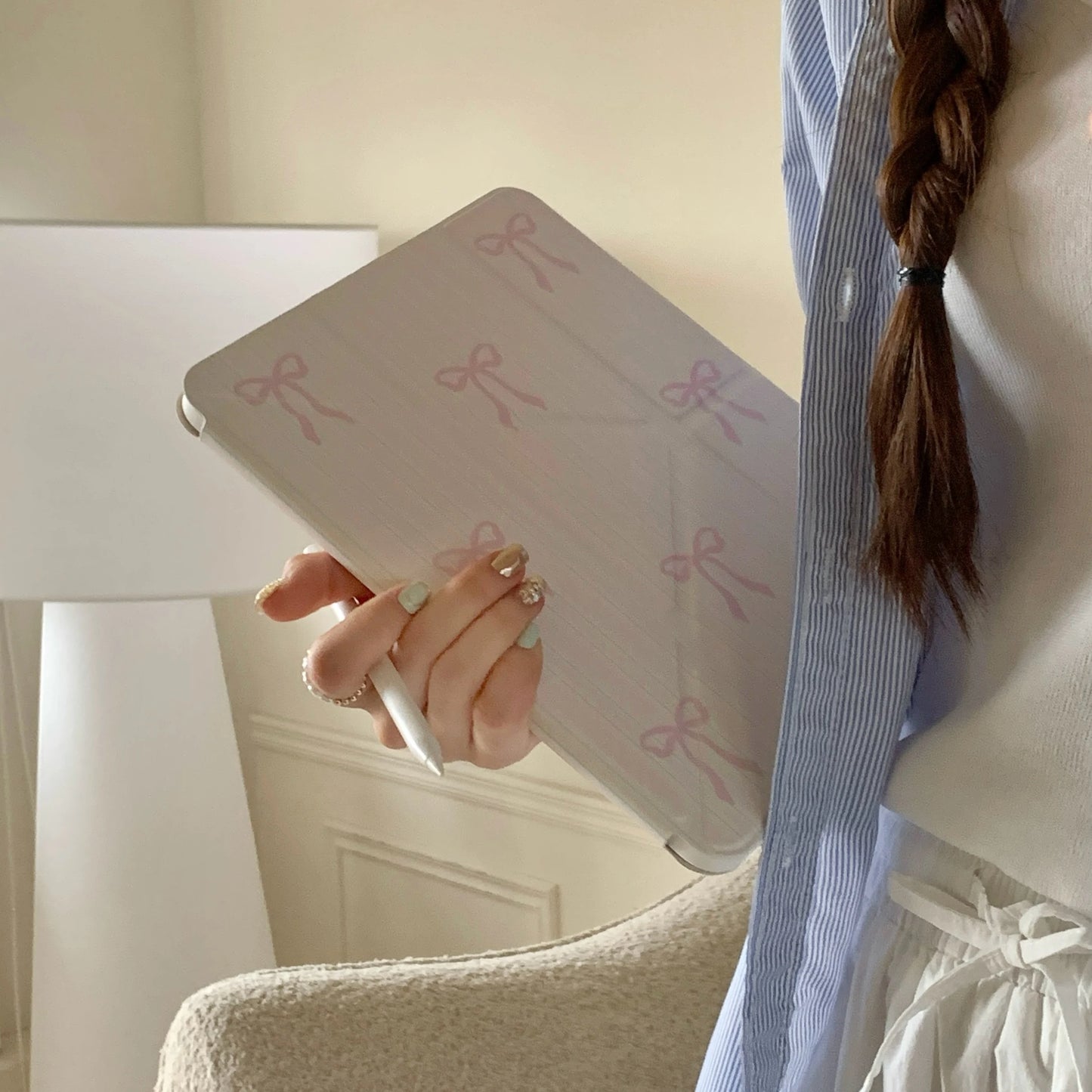 Ribbon Romance iPad Case