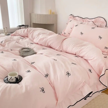 Ribbon Whispers – 3Piece Duvet Cover Set