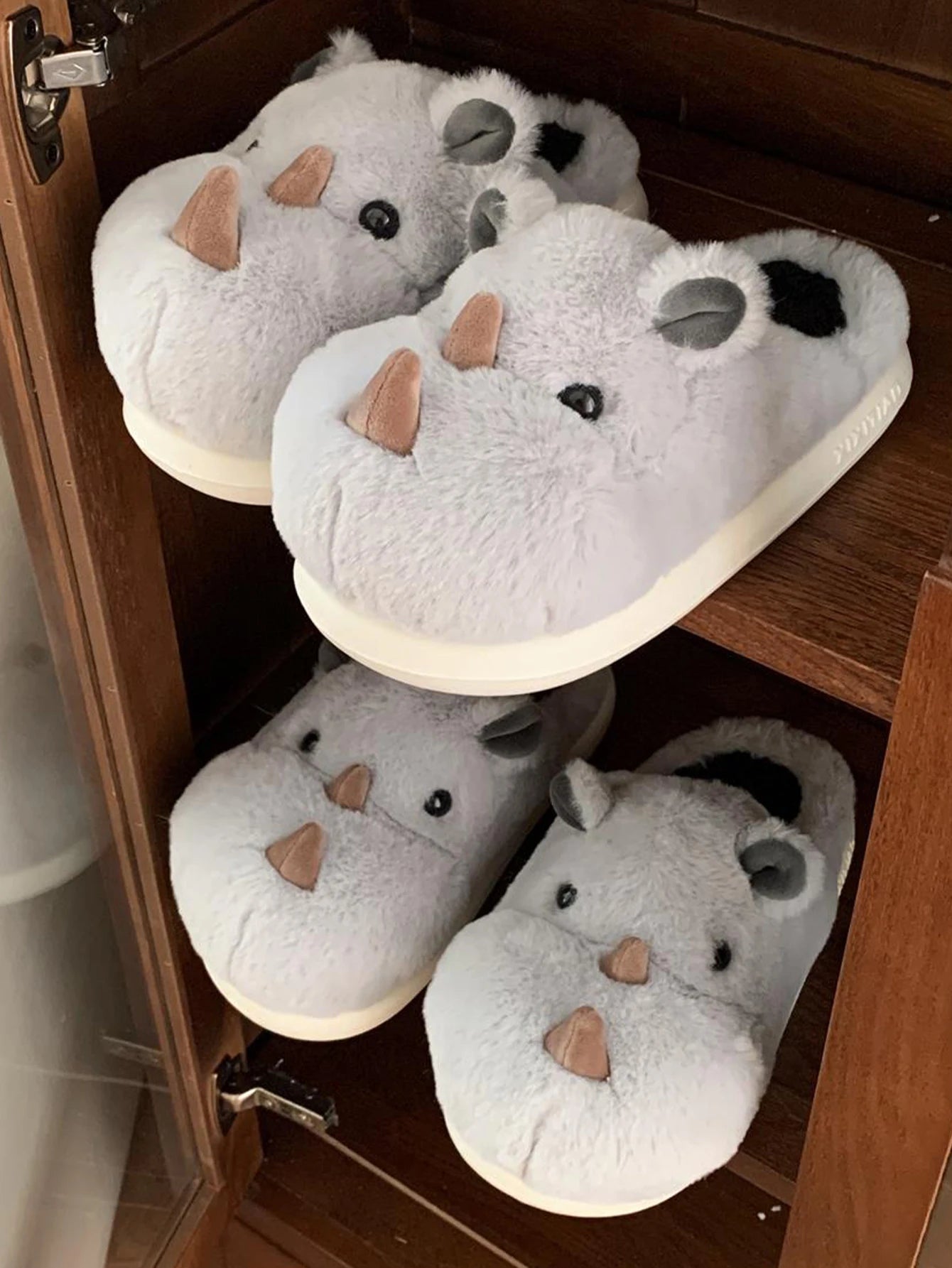 Rhinoceros Kawaii Slippers