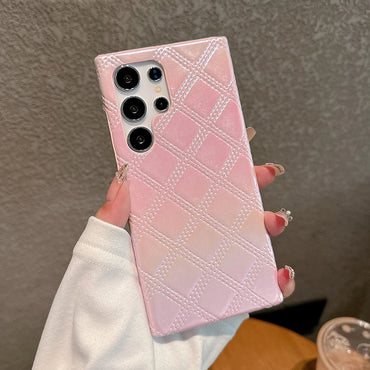 Luxe Rhombus Leather - Samsung Case