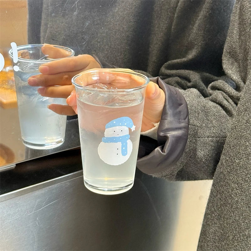 ☃️ Frostie Cup – Kawaii Christmas Glass