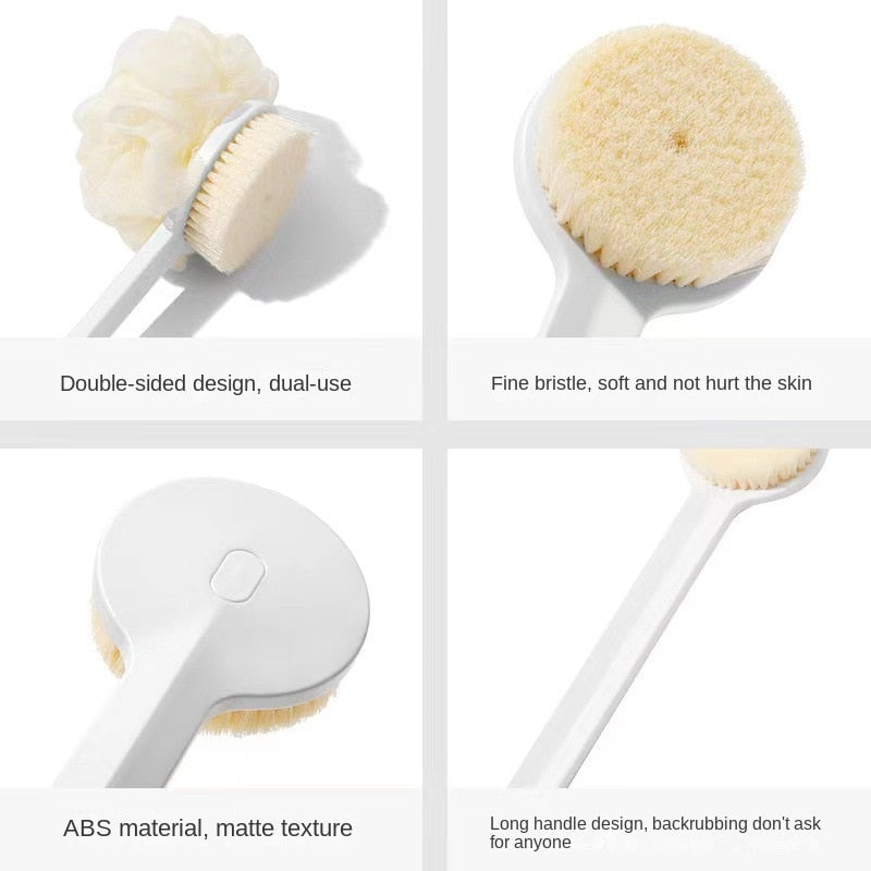 ScrubSoft Long Handle Bath Brush