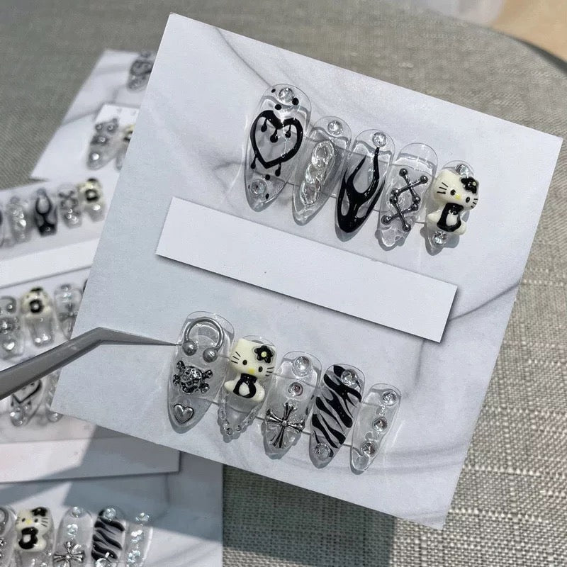 Black - Press On Nails