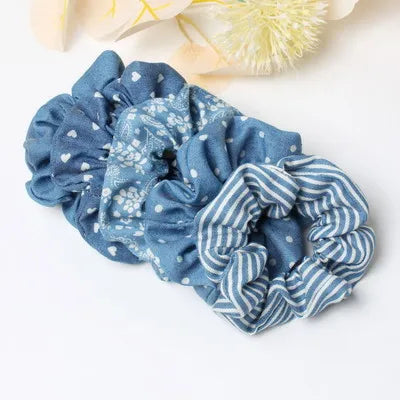 PlaidPack Hair Scrunchies Set 5-Piece