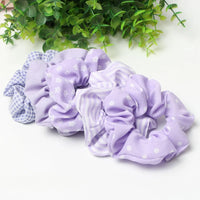 PlaidPack Hair Scrunchies Set 5-Piece