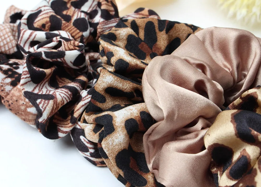 PlaidPack Hair Scrunchies Set 5-Piece