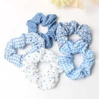 PlaidPack Hair Scrunchies Set 5-Piece