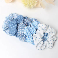 PlaidPack Hair Scrunchies Set 5-Piece