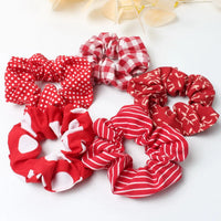 PlaidPack Hair Scrunchies Set 5-Piece