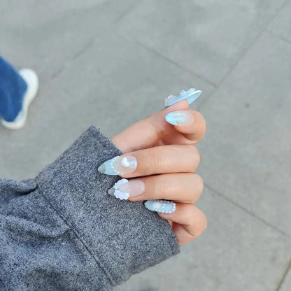 Kawaii Clouds - Press On Nails