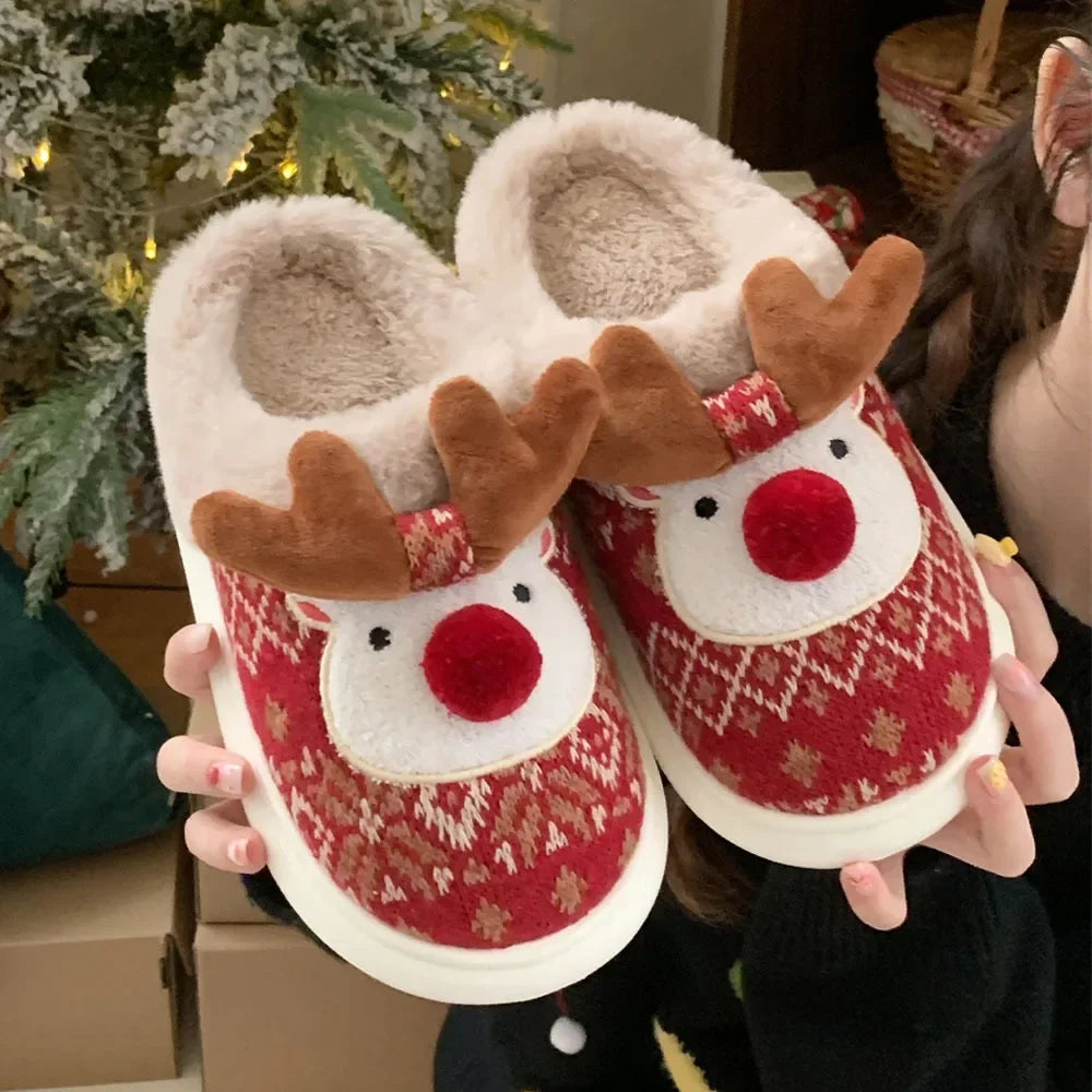 Reindeer Party Slippers