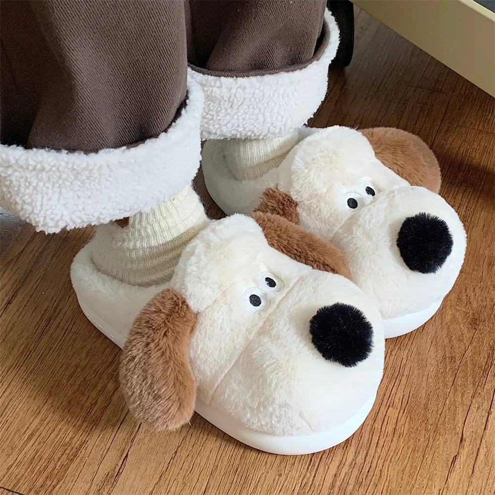 Puppy Cuddles - Fluffy Slippers