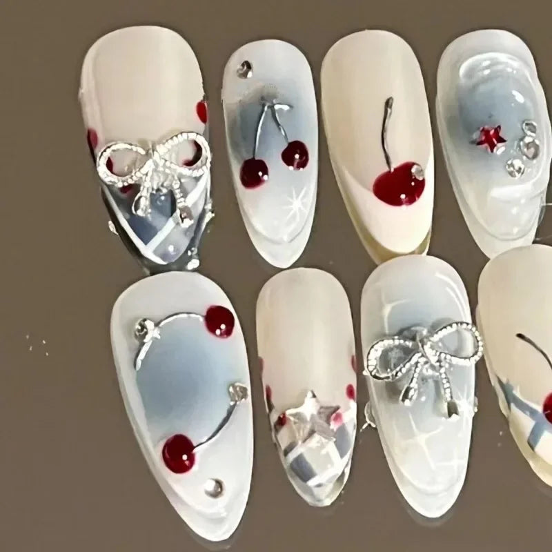 CherryBow Press-On Nails 10-Piece Set