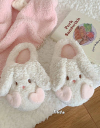 Bunny Heart Slippers