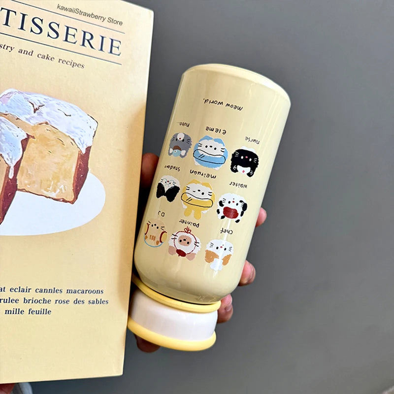 PurrFect Kawaii Cat Coffee Tumbler 400ml