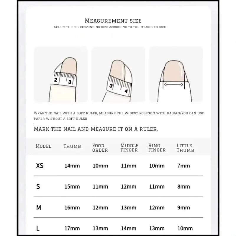 CherryBow Press-On Nails 10-Piece Set