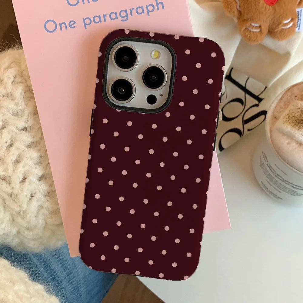 Vintage Dots iPhone Case