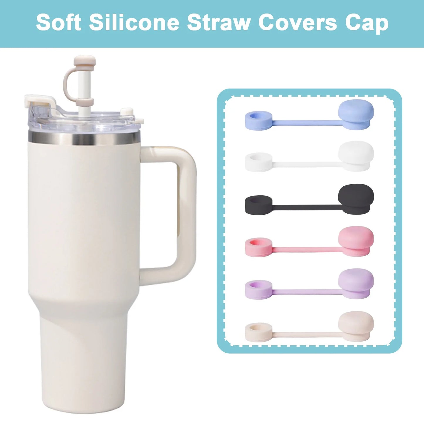 SipGuard Stanley Straw Covers Set