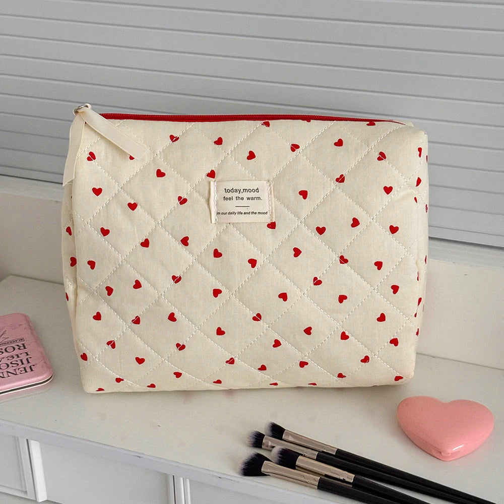 Heart Quilted Tote