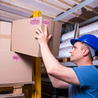 CareShield Fragile Shipping Stickers 100-Pack