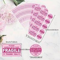 CareShield Fragile Shipping Stickers 100-Pack