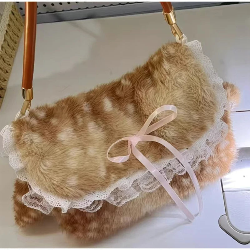 Fawn Plush Bag