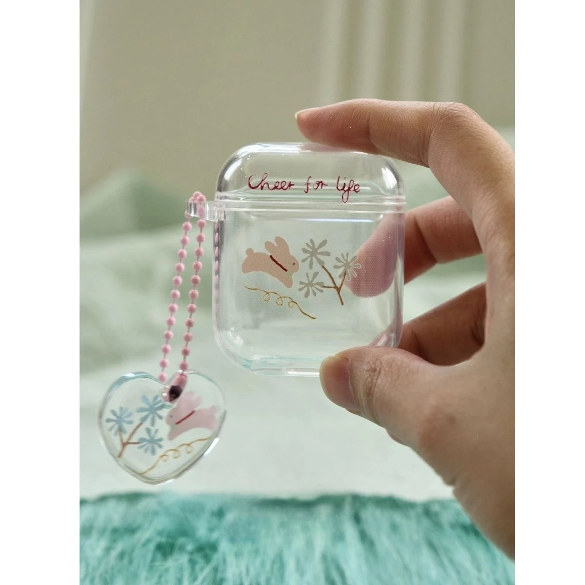 BunnyPod AirPods Case with Pendant