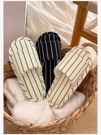 Stripe Silence - Striped Slippers