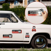 WhiskerWarn Student Driver Magnets 4-Pack